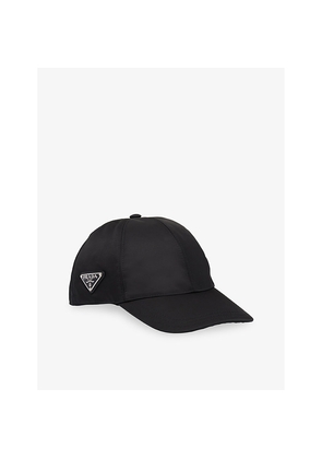 Prada Logo-Plaque Nylon Baseball Cap