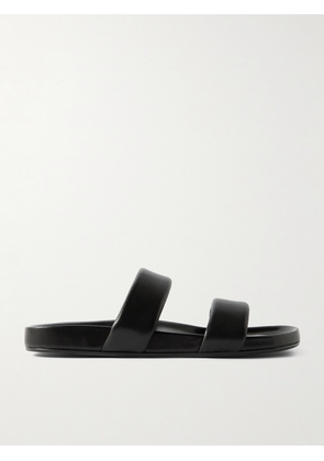 SAINT LAURENT - Nichols Leather Slides - Men - Black - EU 41