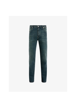 Mens Allsaints Sid Skinny-Leg Stretch-Denim Jeans