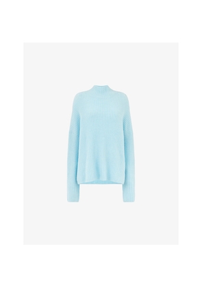 Womens Whistles High-Neck Ribbed Knitted Jumper