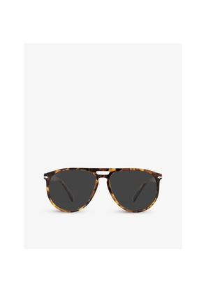 Persol Po3311S Tortoiseshell-Effect Pilot-Frame Acetate Sunglasses