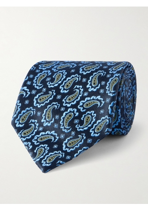 Charvet - 8.5cm Paisley-Jacquard Silk Tie - Men - Blue