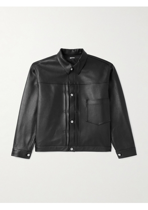 A.PRESSE - 1st Type Full-Grain Leather Jacket - Men - Black - 1