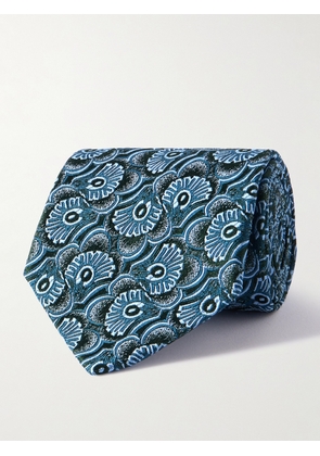Charvet - 8.5cm Silk-Jacquard Tie - Men - Blue