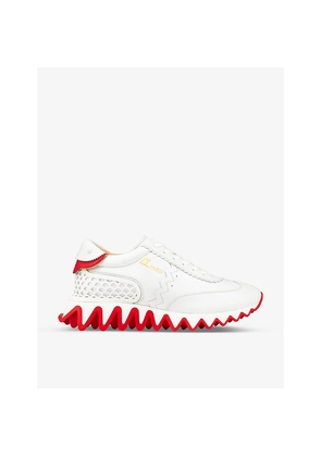 Womens Christian Louboutin Loubishark Donna Leather Trainers