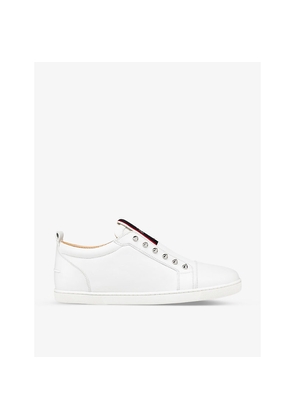 Mens Christian Louboutin F.A.V Fique A Vontade Leather Trainers