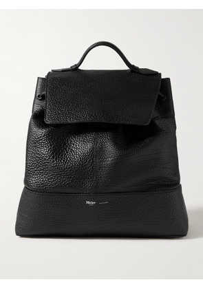 Métier - Glide Full-Grain Leather Backpack - Men - Black