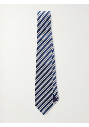 Charvet - 8.5cm Classic Striped Silk Tie - Men - Blue
