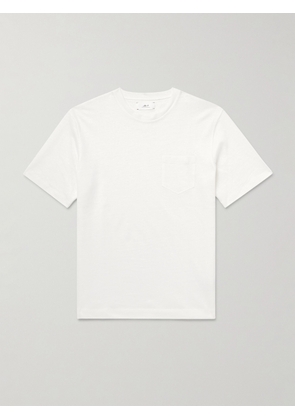Mr P. - Linen and Organic Cotton-Blend T-Shirt - Men - White - XS