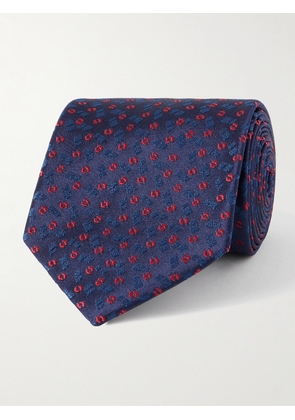 Charvet - 8.5cm Silk-Jacquard Tie - Men - Blue