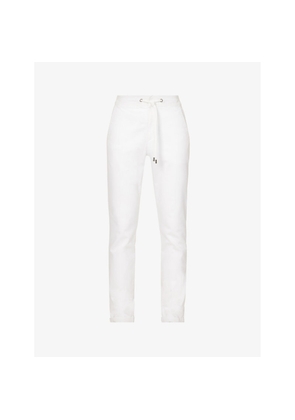 Mens Paige Fraser Drawstring-Waistband Slim-Fit Stretch-Woven Trousers