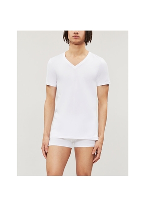 Mens Hanro Cotton Superior Cotton-Blend T-Shirt