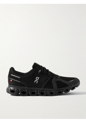 ON - Cloud 6 Rubber-Trimmed Mesh Slip-On Sneakers - Men - Black - US 7