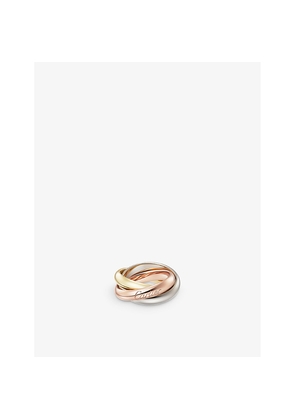 Cartier Trinity Large 18ct White-Gold, Yellow-Gold and Rose-Gold Ring