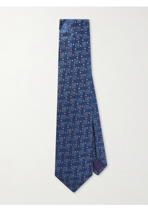Charvet - 8.5cm Silk-Jacquard Tie - Men - Blue