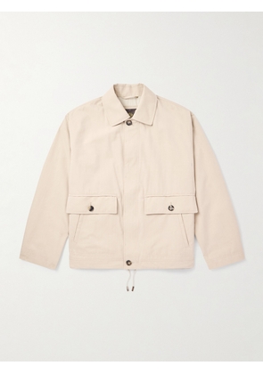 Loro Piana - Rudolf Rain System® Cotton-Blend Gabardine Blouson Jacket - Men - Neutrals - IT 46