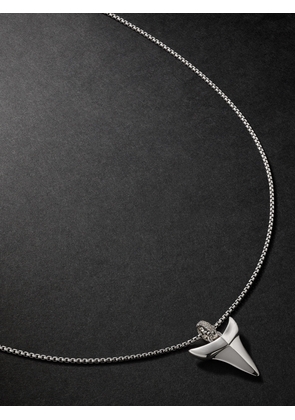 John Hardy - Sterling Silver Diamond Pendant Necklace - Men - Silver