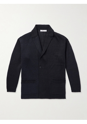 Inis Meáin - Knitted Linen Cardigan - Men - Black - S