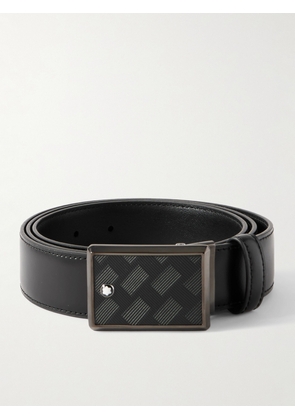 Montblanc - 3.5cm Leather Belt - Men - Black