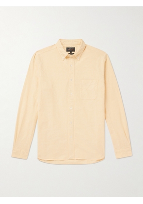 Beams Plus - Button-Down Collar Cotton Oxford Shirt - Men - Yellow - S