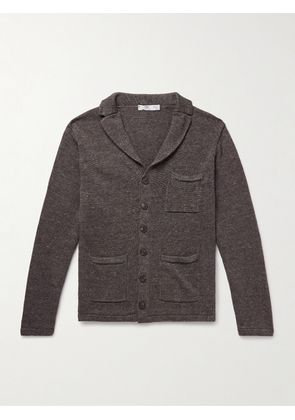 Inis Meáin - Pub Jacket Linen Cardigan - Men - Gray - S