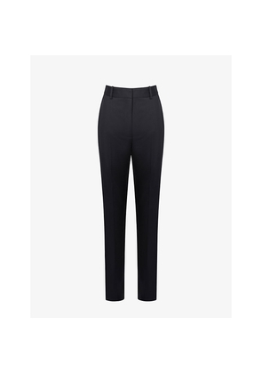 Womens Reiss Haisley Slim-Leg Wool-Blend Trousers
