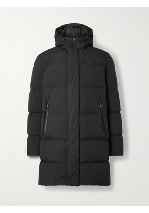 Herno - Slim-Fit Quilted Shell Hooded Down Parka - Men - Black - IT 46