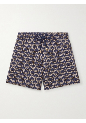 Vilebrequin - Moorise Straight-Leg Mid-Length Printed Recycled Swim Shorts - Men - Blue - S