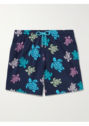 Vilebrequin - Moorise Straight-Leg Mid-Length Printed Recycled Swim Shorts - Men - Blue - S