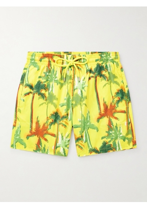 Vilebrequin - Mahina Straight-Leg Mid-Length Recycled Swim Shorts - Men - Yellow - S
