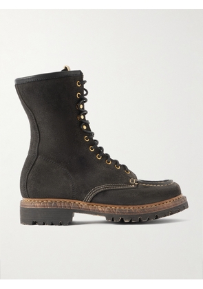 Visvim - Hi-Folk Scout Moc Suede Boots - Men - Black - US 8