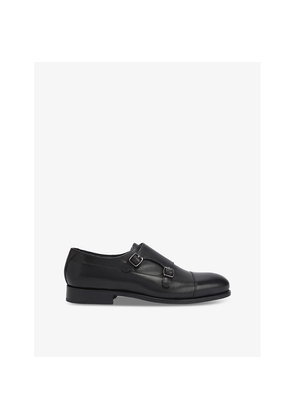 Mens Kurt Geiger London Sloane Leather Monk Shoes