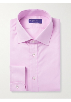 Ralph Lauren Purple Label - Aston Cutaway-Collar Cotton-Twill Shirt - Men - Pink - UK/US 14.5