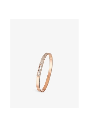 Womens Messika Move Noa Bangle Pavé Pm 18ct Rose-Gold and 0.95ct Diamond Bangle