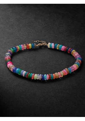 JIA JIA - Jumbo Gold Opal Beaded Bracelet - Men - Pink