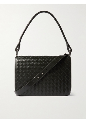 Bottega Veneta - Swing Intrecciato Leather Messenger Bag - Men - Green