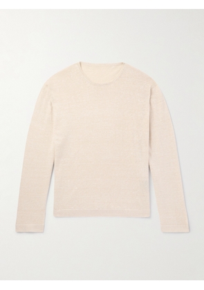 Stòffa - Linen and Cotton-Blend Sweater - Men - Neutrals - IT 46