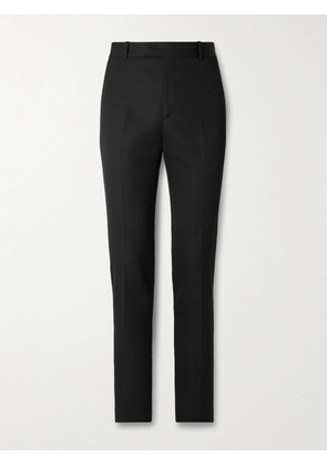 McQueen - Slim-Fit Straight-Leg Wool Trousers - Men - Black - IT 48