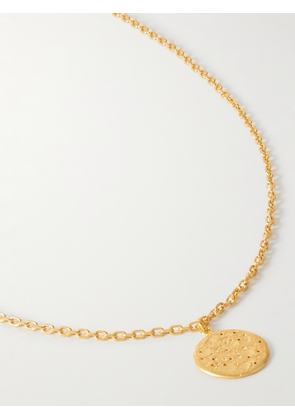 Mikia - Polaris Gold-Plated Diamond Pendant Necklace - Men - Gold