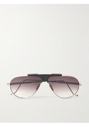 Jacques Marie Mage - Kyosho Daido Aviator-Style Beta Titanium Sunglasses - Men - Silver