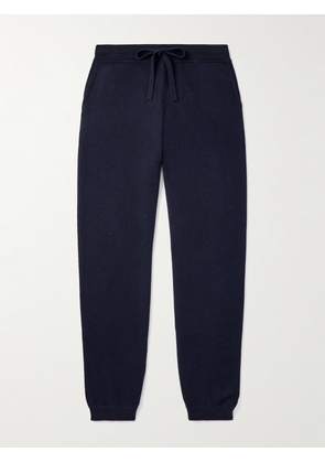 Allude - Tapered Wool and Cashmere-Blend Sweatpants - Men - Blue - S