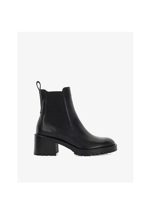 Womens Dune Positivty Cleated Leather Chelsea Ankle Boots