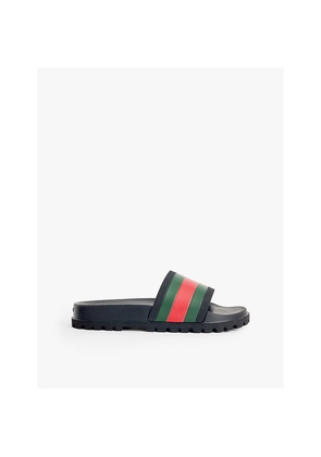 Mens Gucci Pursuit Treck Rubber Sliders