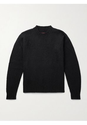 Monitaly - Alpaguan Alpaca-Blend Sweater - Men - Black - S