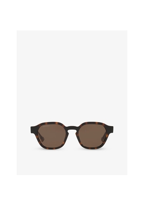 Womens Gucci Gg1730S Square-Shape Acetate Sunglasses