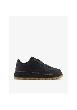 Mens Nike Air Force 1 Luxe Leather Low-Top Trainers