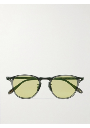 Garrett Leight California Optical - Hampton J Sun Round-Frame Acetate Sunglasses - Men - Gray