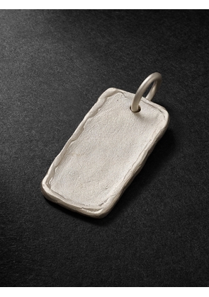 Jacquie Aiche - Textured Sterling Silver Pendant - Men - Silver