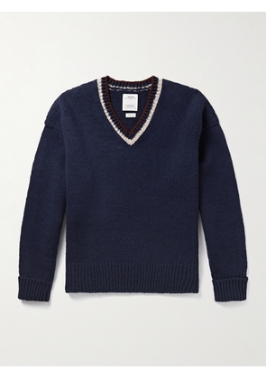 Visvim - College Wool Sweater - Men - Blue - 1