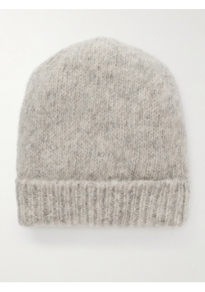 Monitaly - Alpaca and Cotton-Blend Beanie - Men - Neutrals